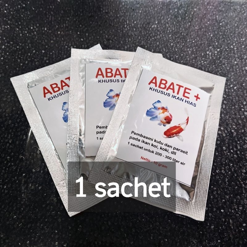 Abate plus obat ikan koi dan ikan hias membasmi parasit dan kutu