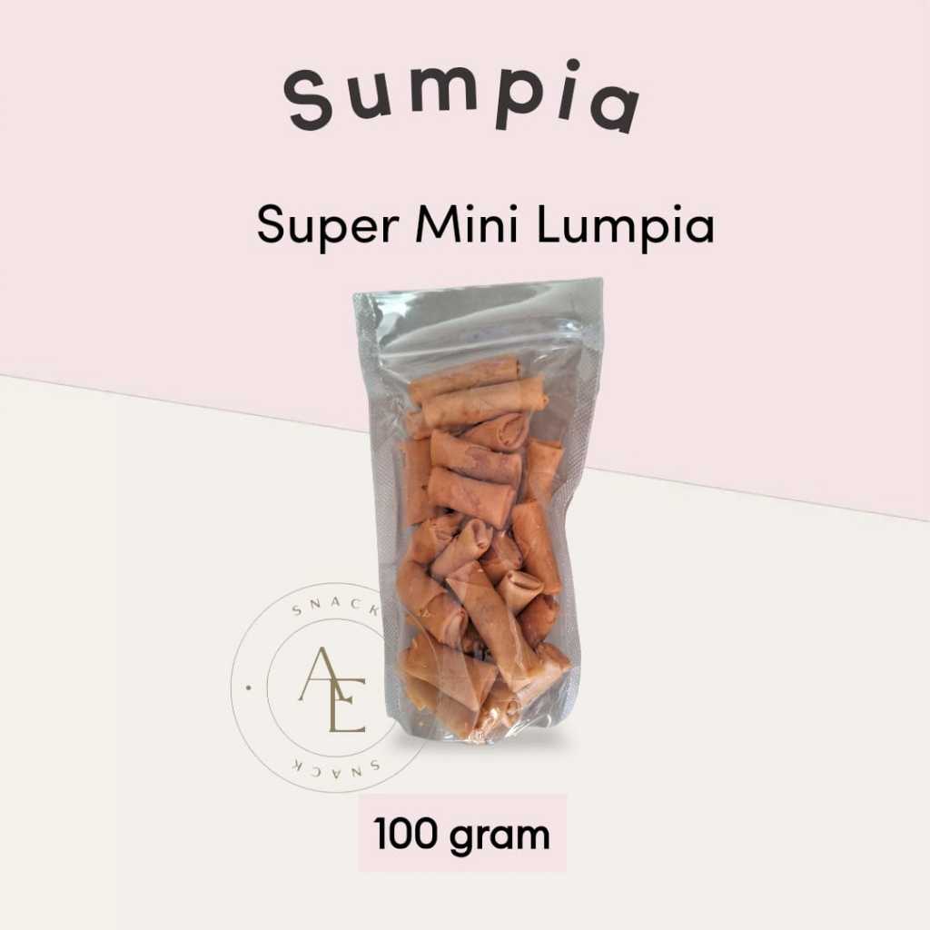 

Sumpia Cemilan Lumpia Goreng Mini isi Udang Renyah dan Gurih berat 100 gram