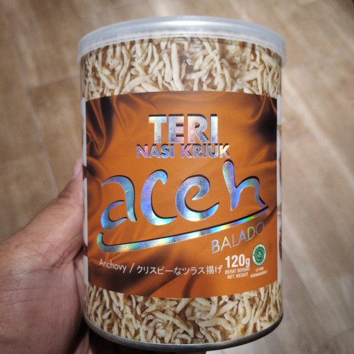 

Teri Kriuk Aceh Balado 120gr - Makanan Kering - Food