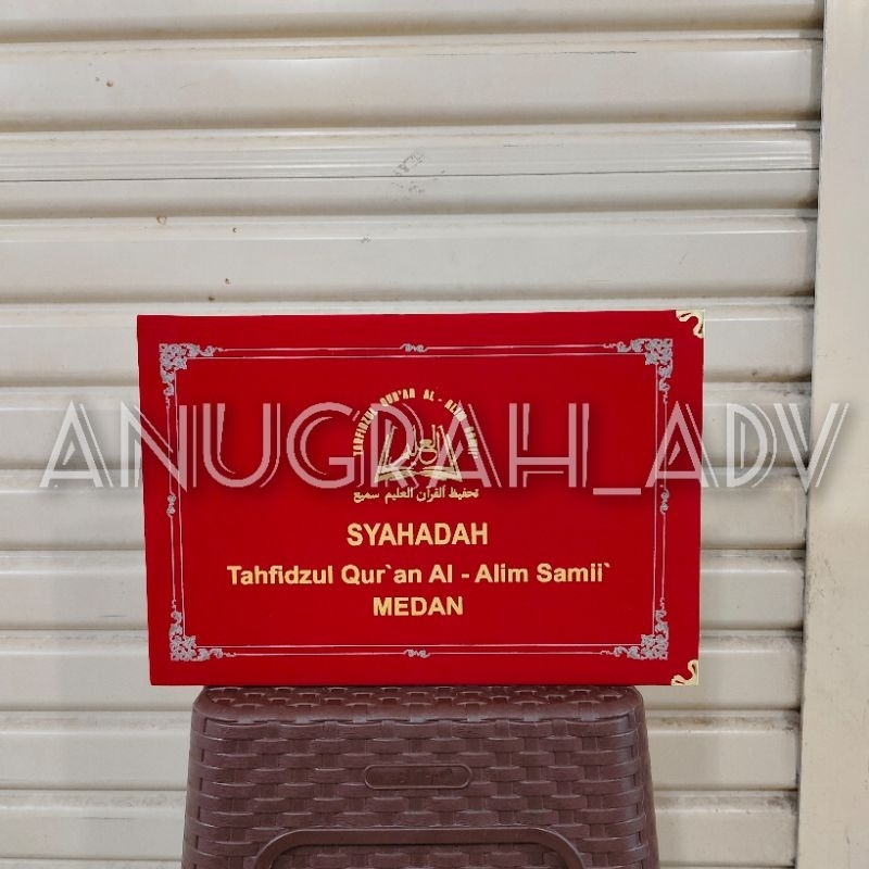 map beludru custom model lanscape ukuran F4 dan A4