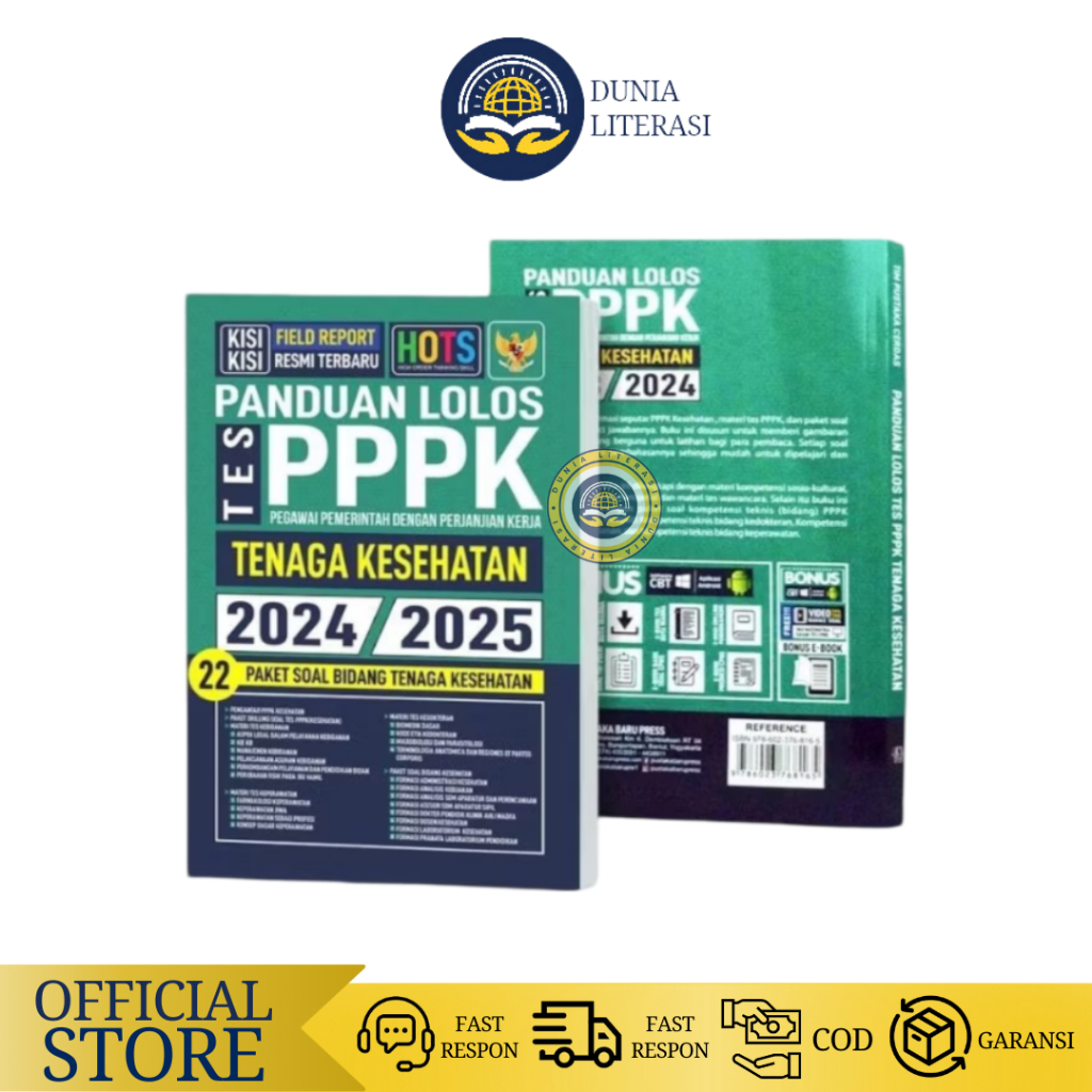 Panduan PPPK Tenaga Kesehatan Bank Soal Sesuai Kisi-kisi Field Report Buku PPPK 2024 - 2025