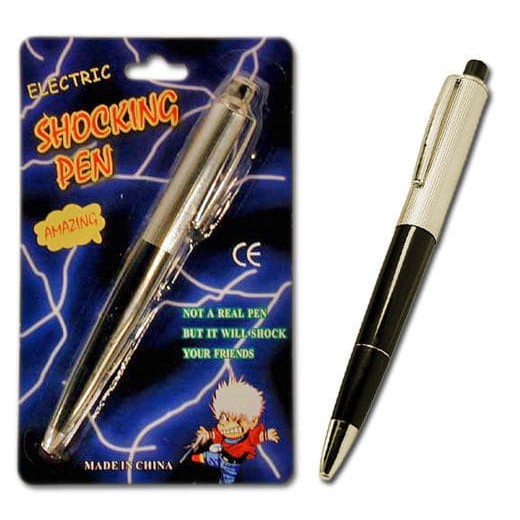 PULPEN SETRUM PENA LISTRIK SHOCKING PEN GAG PRANK PENA MAINAN PRANK