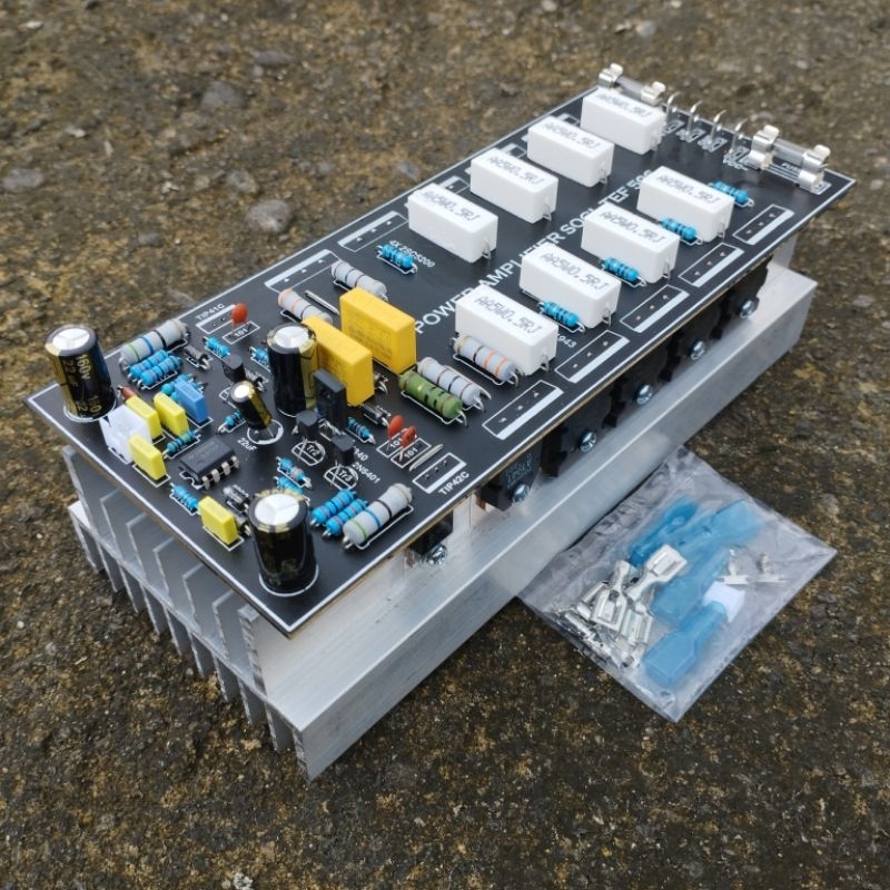 Kit Power Amplifier SOCL 506 TEF Driver Plus 4 Set Transistor Final Siap Pakai