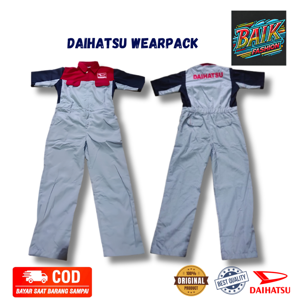 Wearpack Daihatsu | Seragam Daihatsu | Wearpack Safety | Seragam Bengkel | Seragam Pria Daihatsu