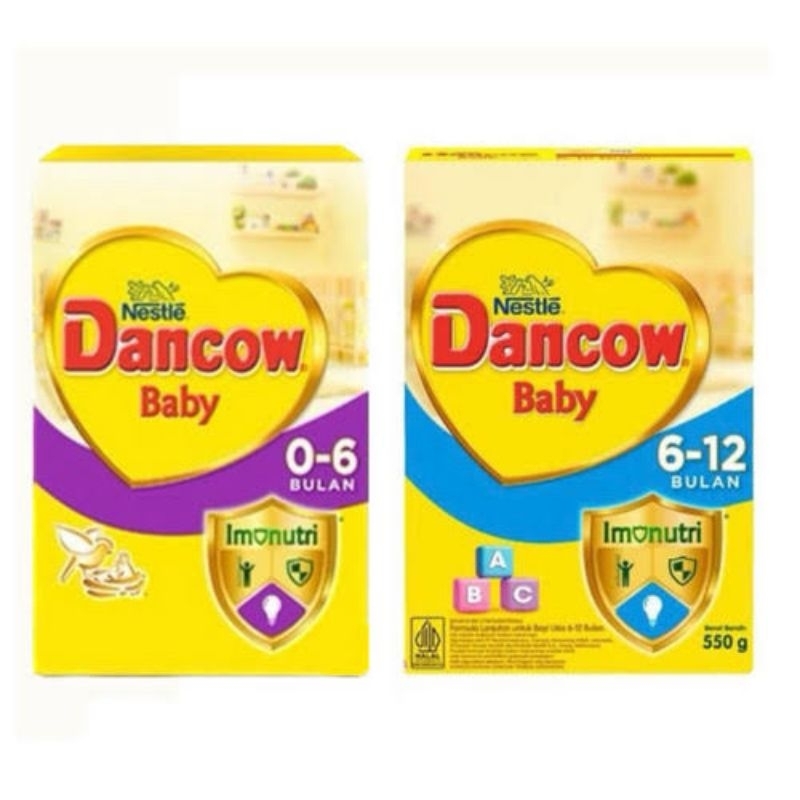 Dancow Baby 0-6 Bulan 550gr / Dancow Baby 6-12 Bulan 550gr