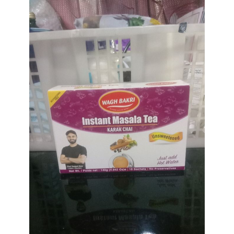 

wagh Bakri instant masala tea Karak chai unsweetened 140 gr