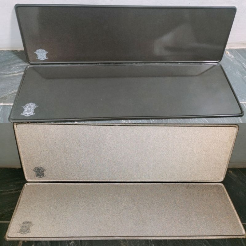 bahan plat nomor mobil reflektif hitam