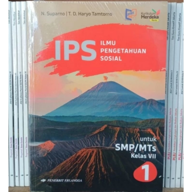 Ilmu Pengetahuan Sosial IPS SMP Kelas 7 VII Kurikulum Merdeka Revisi Oleh N Suparno Erlangga