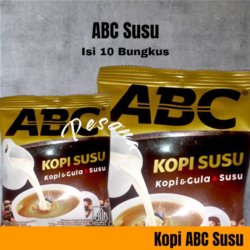 

kopi ABC Susu 1 renceng 10 bungkus kopi susu kopi ABC kopi Nikmat Kopi Gula Susu kopi panas ABC susu Kopi ABC