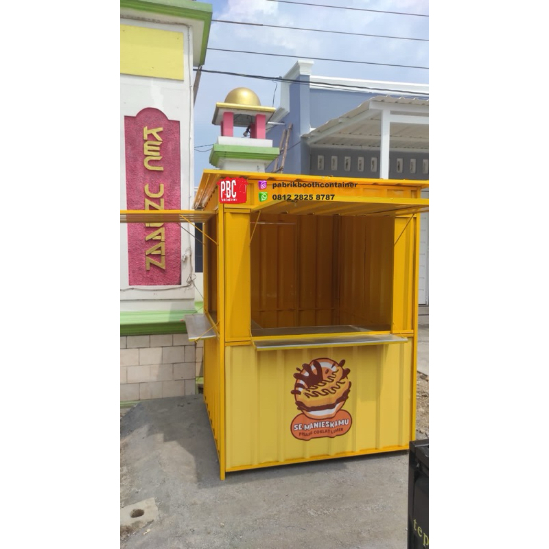 Booth Container MURAH/ Booth Container Jualan Makanan/ Booth Kontainer Jualan Minuman