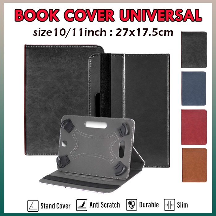 Advan Tab A10 10.1 Book Cover Universal Tab Tablet iPad FS Bluemoon Leather Flipcase Case Flip Stand