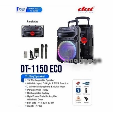 SPEAKER DAT PORTABLE DT 1150 / DT1150 ECHO BLUETOOTH ORIGINAL