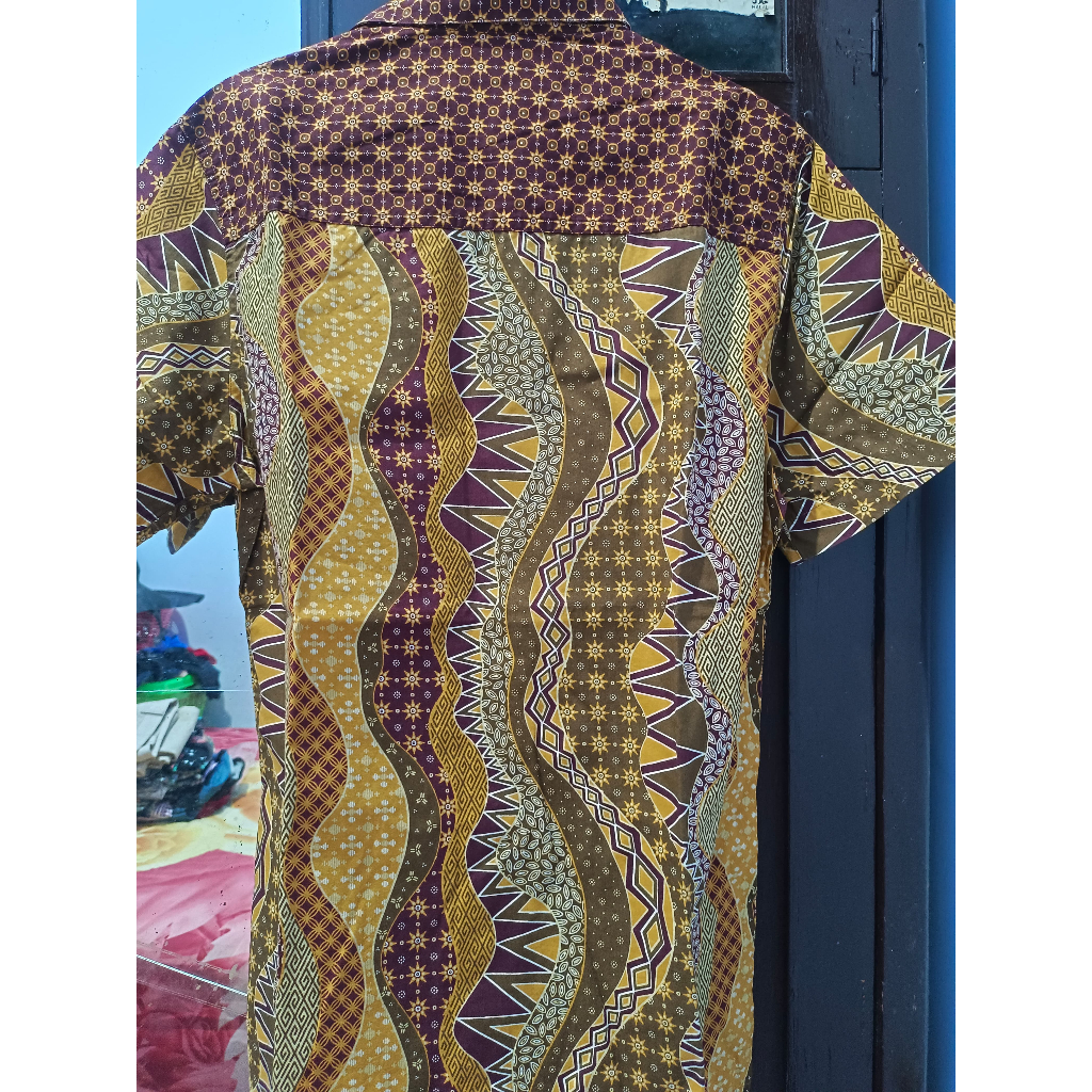 PL LIKE NEW - BATIK KERIS Kemeja Pria Lengan Pendek