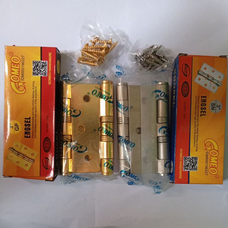 Engsel jendela gomeo 3" sn/gp