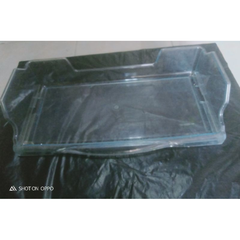 RAK DAGING KULKAS POLYTRON 2 PINTU TAMPERE GLASS ORIGINAL COPOTAN
