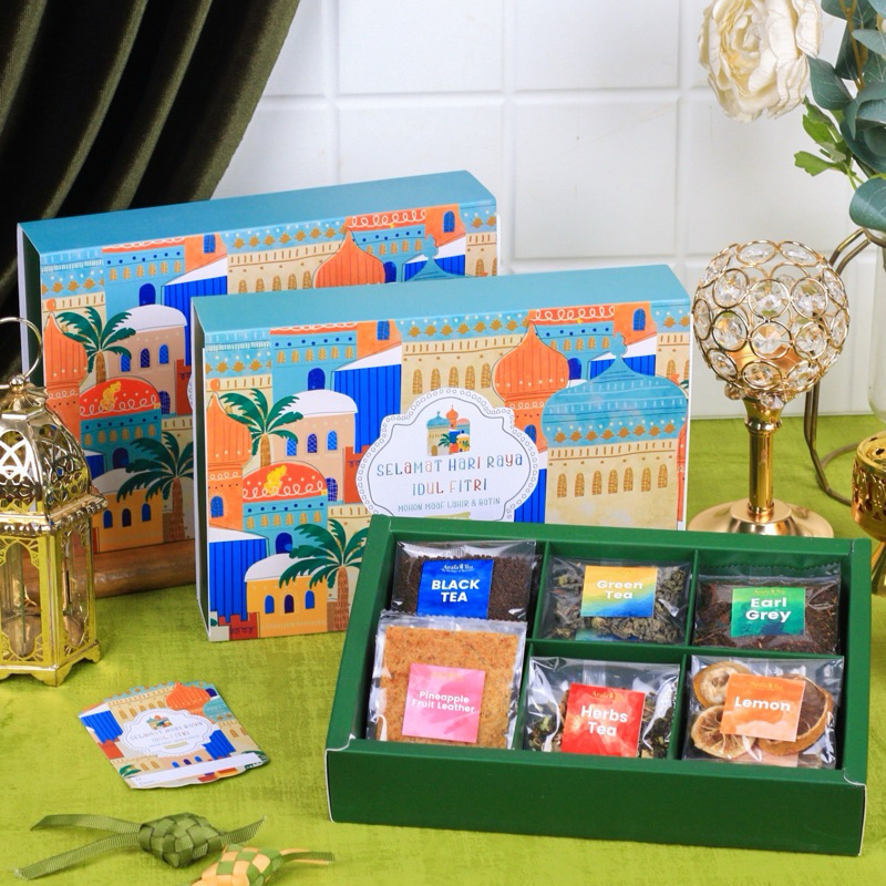 

NEW PRODUCT Hampers Lebaran Idul Fitri Kue Cokelat dan Teh Hampers Bandung by Arafatea