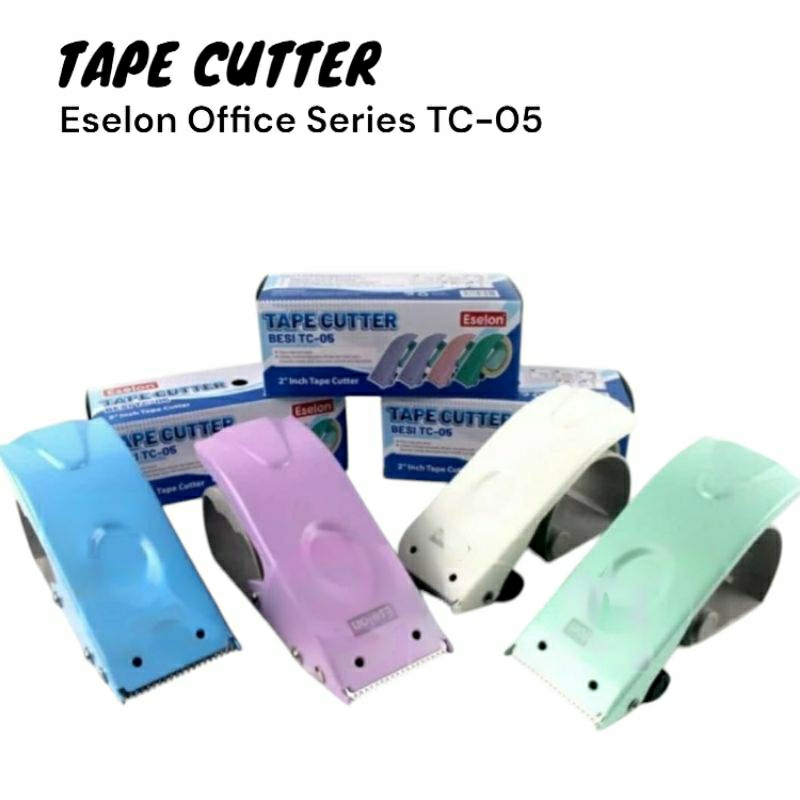 

Pemotong Plakban Beso Tc-05 / Tape Cutter Besi Warna Pastel