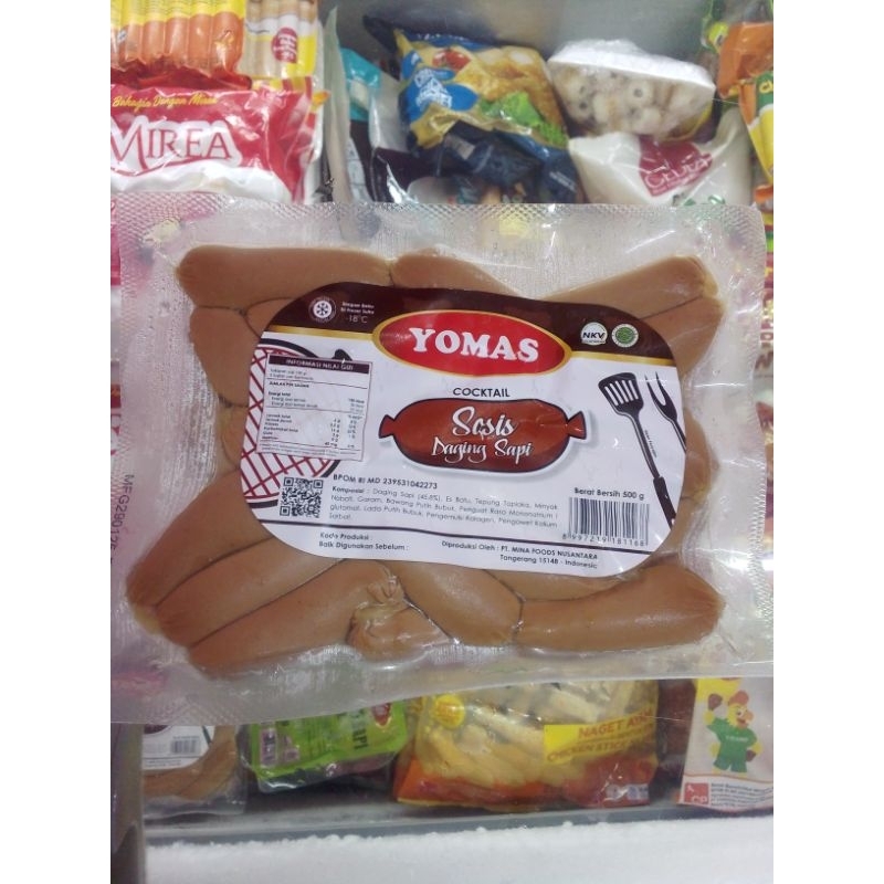 

yomas beef cocktail/daging sapi/sosisbeef