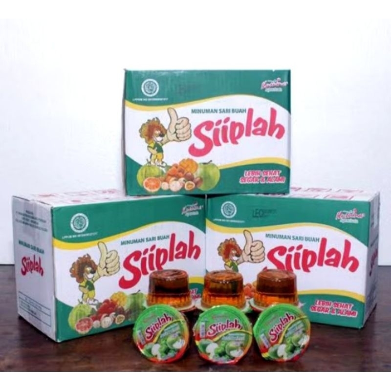 

PROMO LEBARAN [ MINUMAN SiipLah [ 1 DUS isi 32 pcs] apel jambu leci