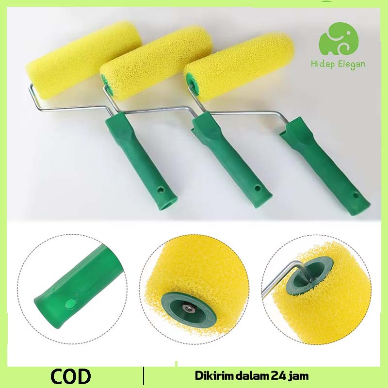 20cm kuas roll cat tembok kuas roll cat universal roll kuas cat dinding kuas roll motif cat dinding 