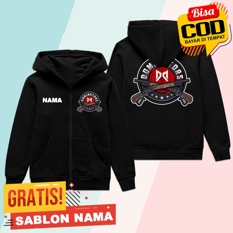 Zipper Anak FF Dominators / Jaket Anak Laki Laki & Perempuan FF Dominators
