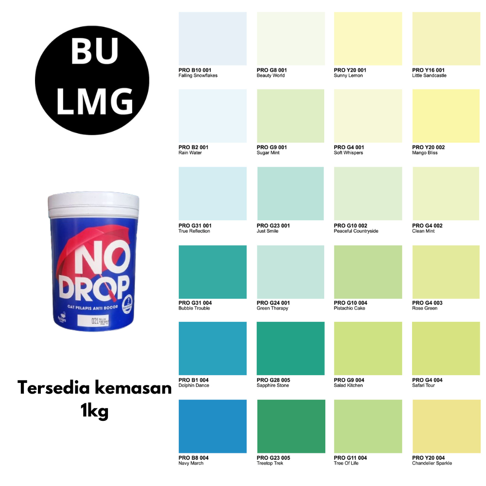 No Drop 1Kg TINTING || No Drop Anti Bocor || Bisa Request Warna [No Drop 1Kg Tinting et 3]