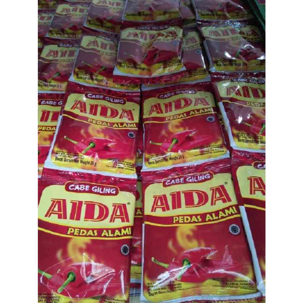 

Aida cabe bubuk renceng (1 renceng/10 sachet)