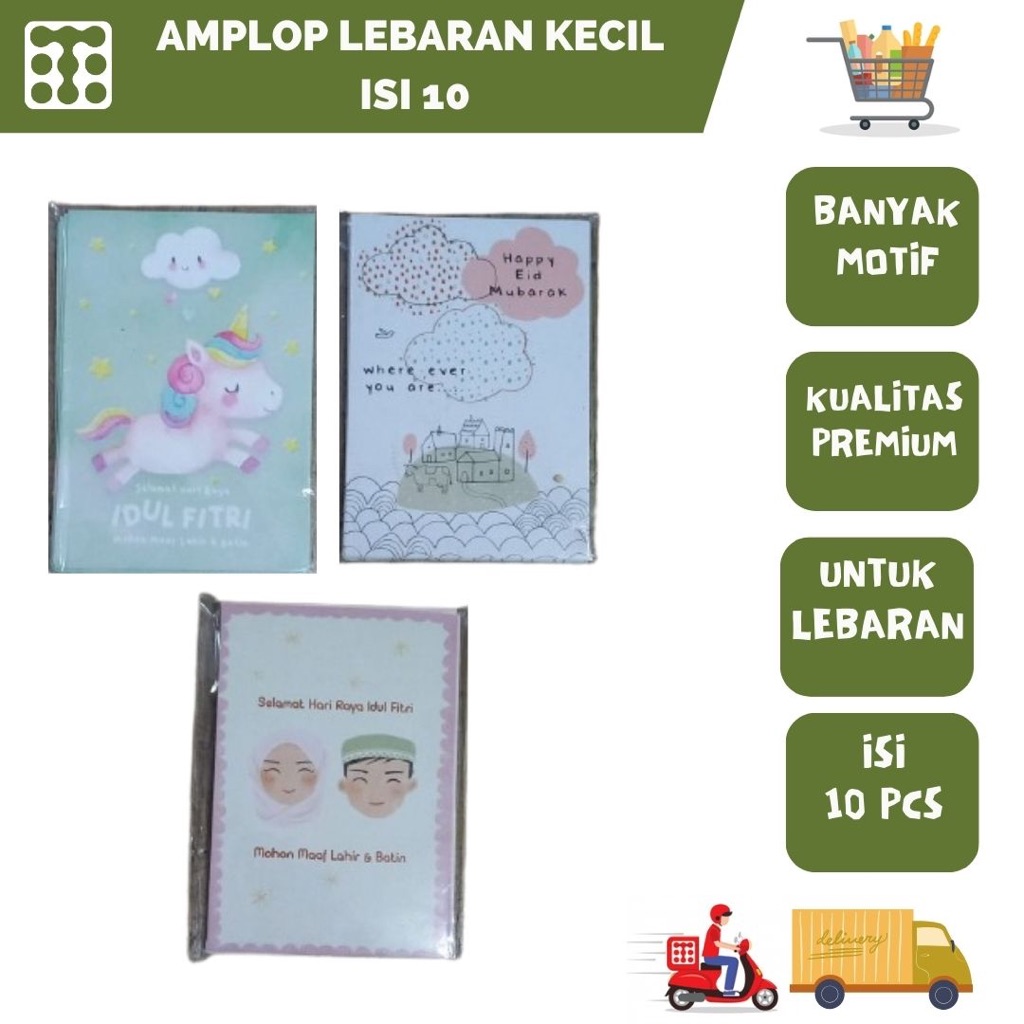 

Amplop Lebaran Kecil ISI 10 Banyak Motif