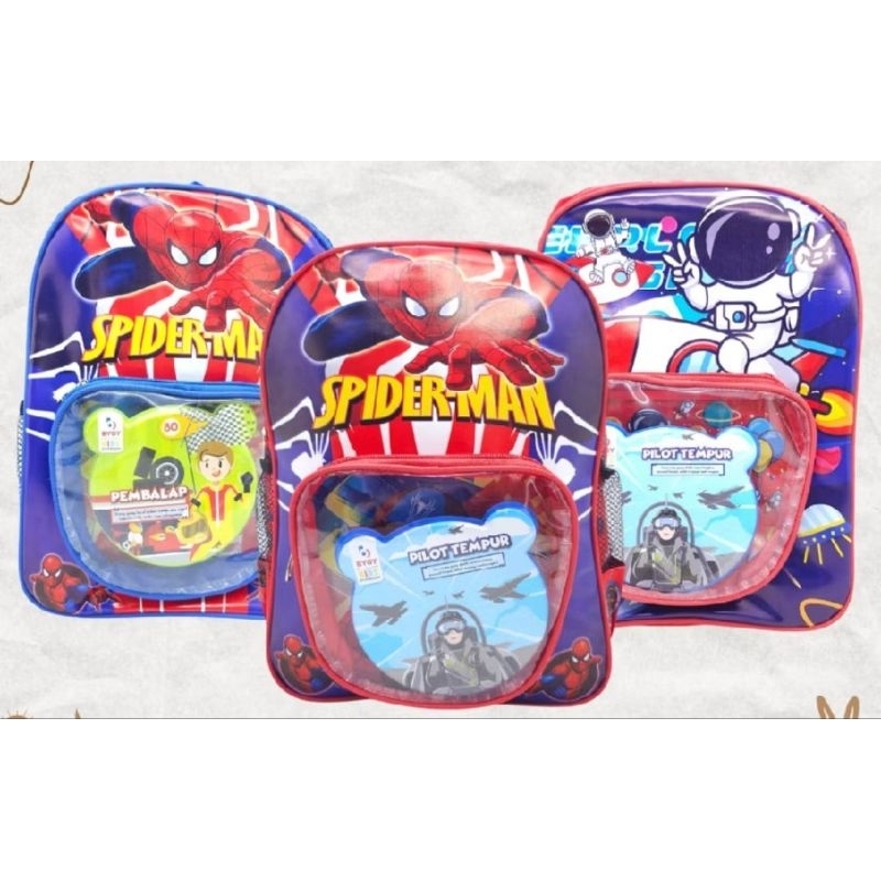 Tas karakter anak TK gratis tempat makan