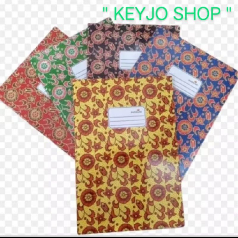 

Buku Folio 100 Paperline Hard Cover Batik 5 pcs isi 100 lembar
