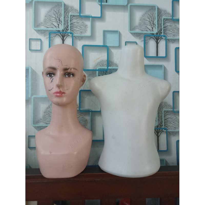 manekin bekas second,manekin badan,manekin kepala