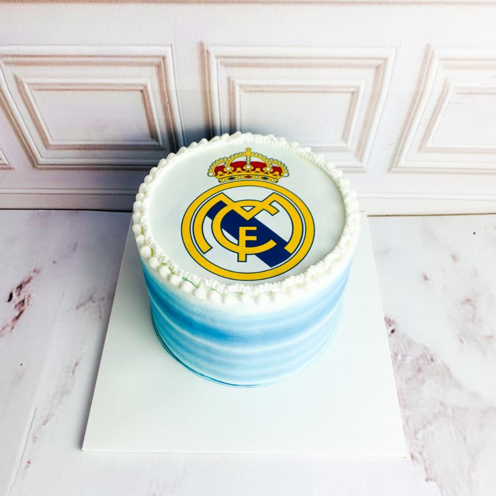 Kue Ulang Tahun/Birthday Cake/Kue Ultah Tema Real Madrid/Kue Tema Bola/Kue Birthday Jakarta