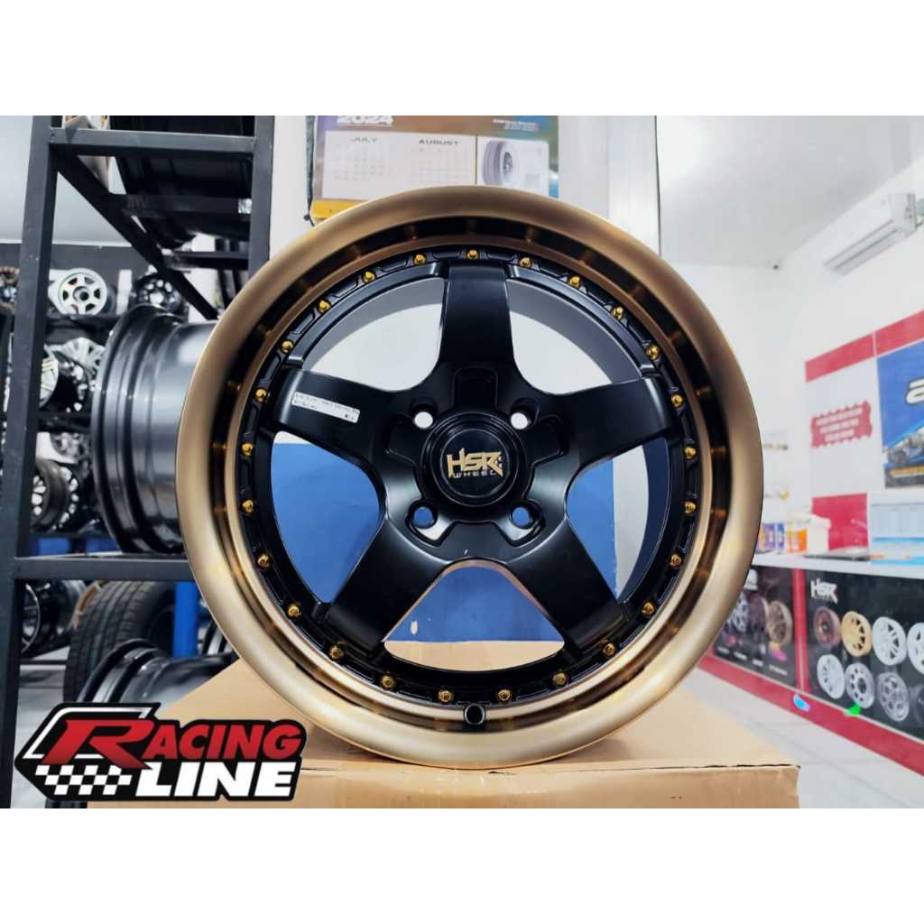 Velg warna hitam r16 untuk avanza, livina, evalia, dll hsr bob r16