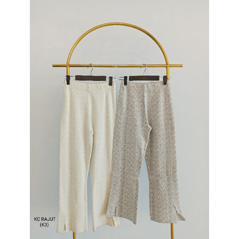 Kulot rajut wanita/celana rajut import/celana rajut motif/kc rajut (k3)