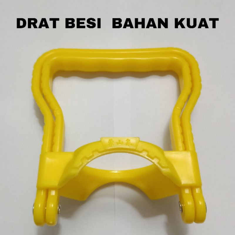 PENGANGKAT GALON ALAT ANGKAT GALON AQUA DRAT BESI / LOGAM BAHAN KUAT HOLDER GALON PENJEPIT GALON