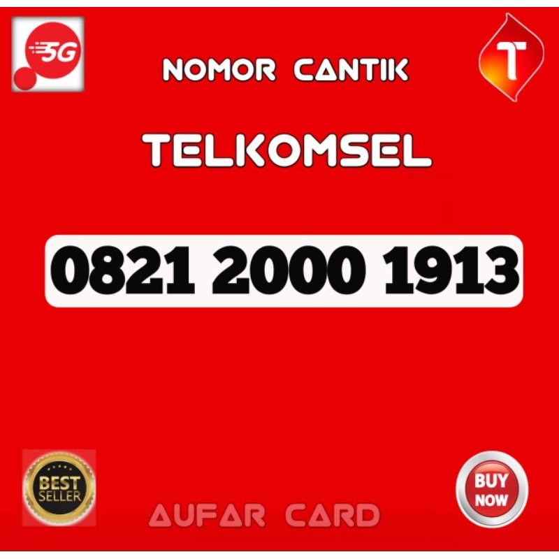 Nomor Cantik Telkomsel Simpati Rapi 2000 1913