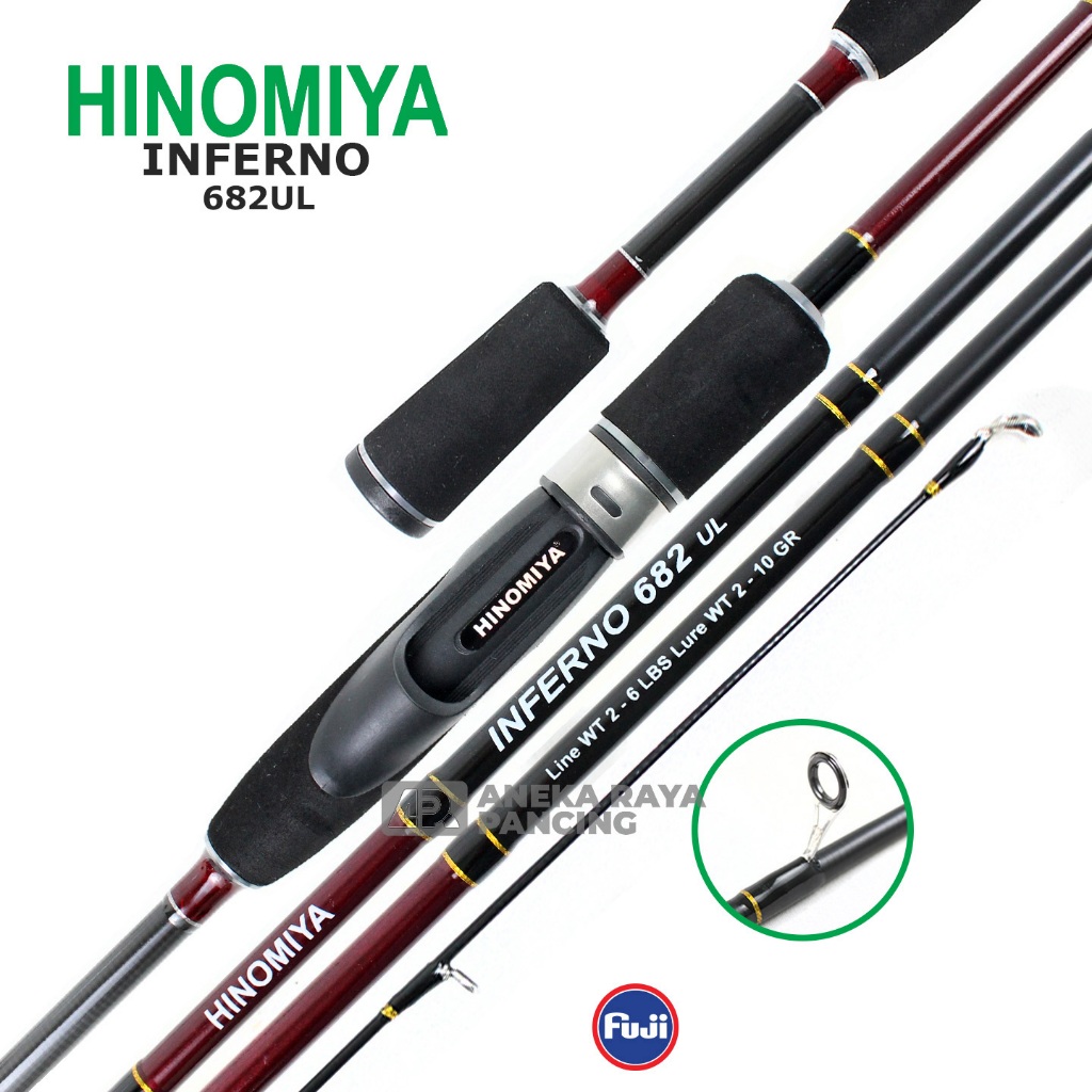 JORAN HINOMIYA INFERNO ULTRALIGHT 682 / 204 CM | Joran Ultralight | Joran UL Cumi / Joran UL Line Ba