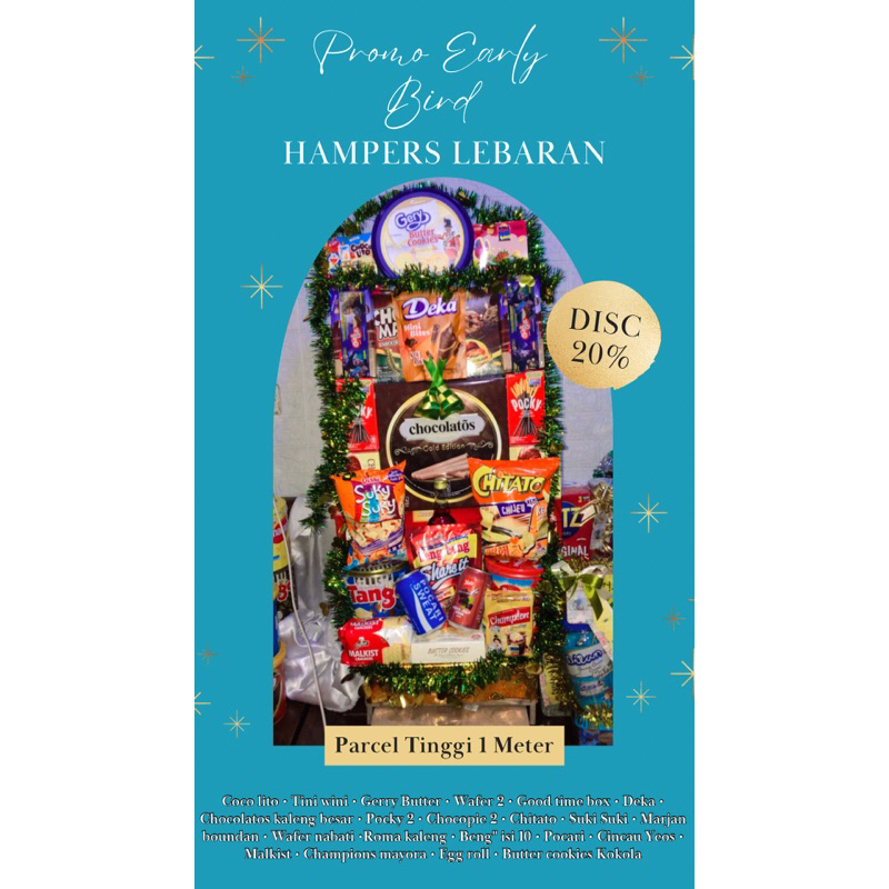 

PARCEL LEBARAN 1 METER