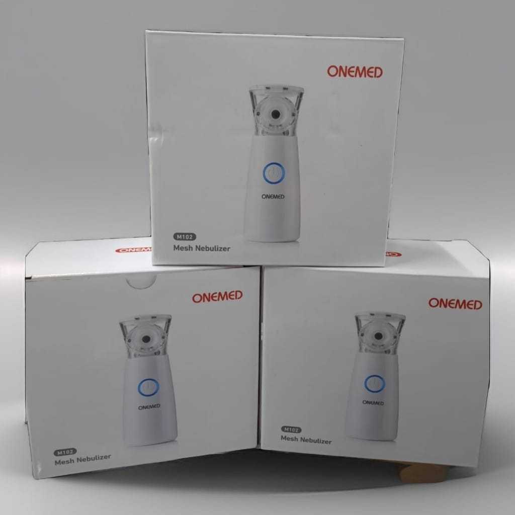 Mesh Nebulizer OneMed M 102 Portable / Alat Uap Bantu Pernafasan Asma