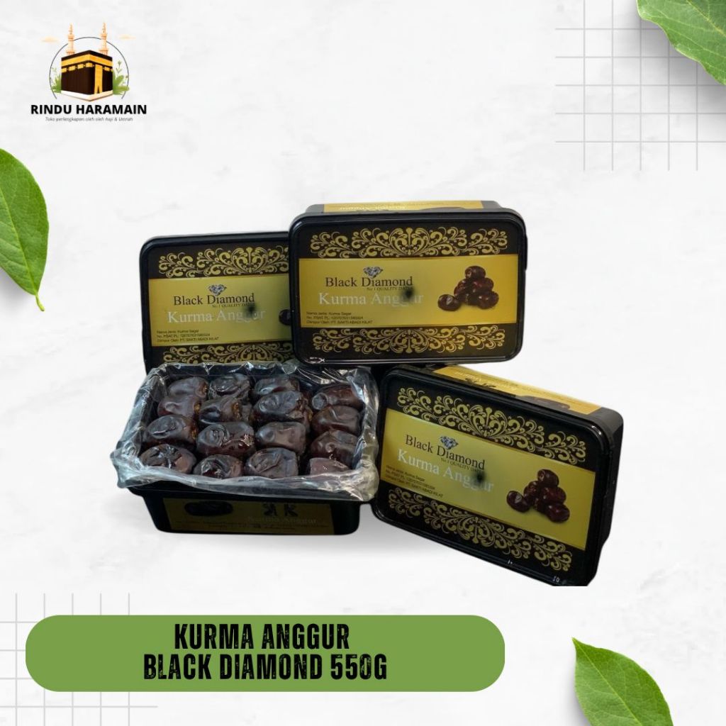 

Bam Black Diamond No.1 Quality Dates | Kurma Anggur BAM Super Premium