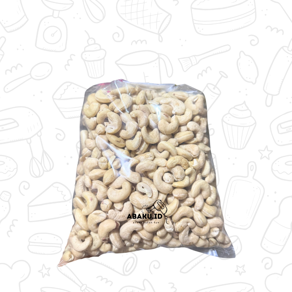 

KACANG MEDE UTUH MENTAH SUPER / METE KUPAS MENTE CASHEW NUT BESAR 1 KG