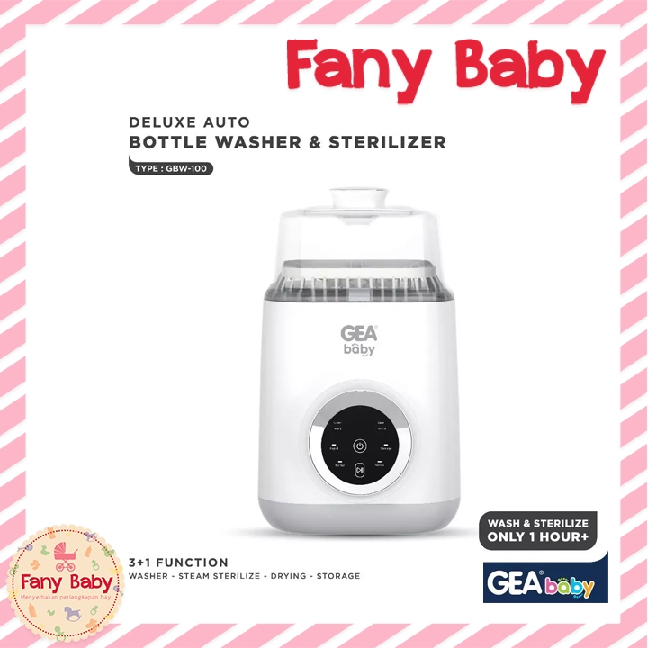 GEA DELUXE AUTO BOTTLE WASHER & STERILIZER - GBW-100