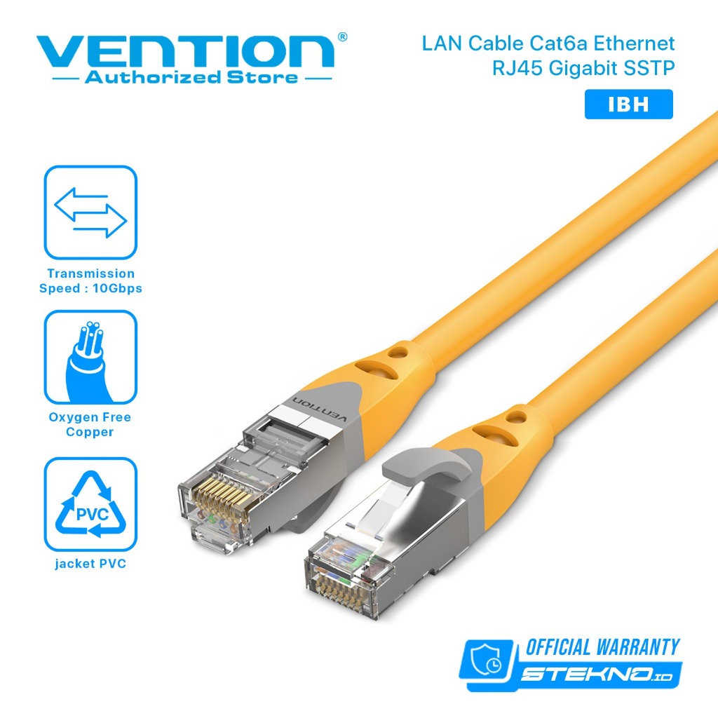 Vention Kabel LAN Gigabit Ethernet RJ45 Cat 6a SFTP 10Gbps Outdoor IBH