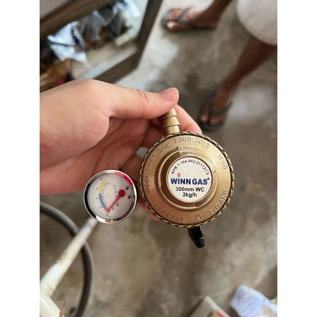 Regulator gas winn gas otomatis meter meteran