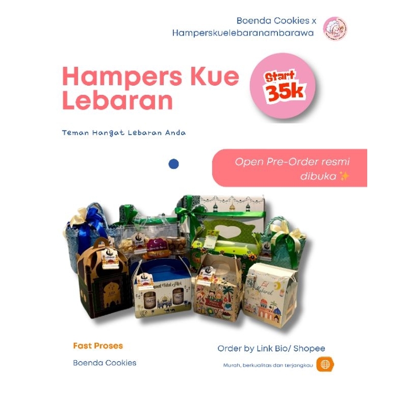 

Hampers Kue Lebaran by Bunda Murah Meriah Promo selalu