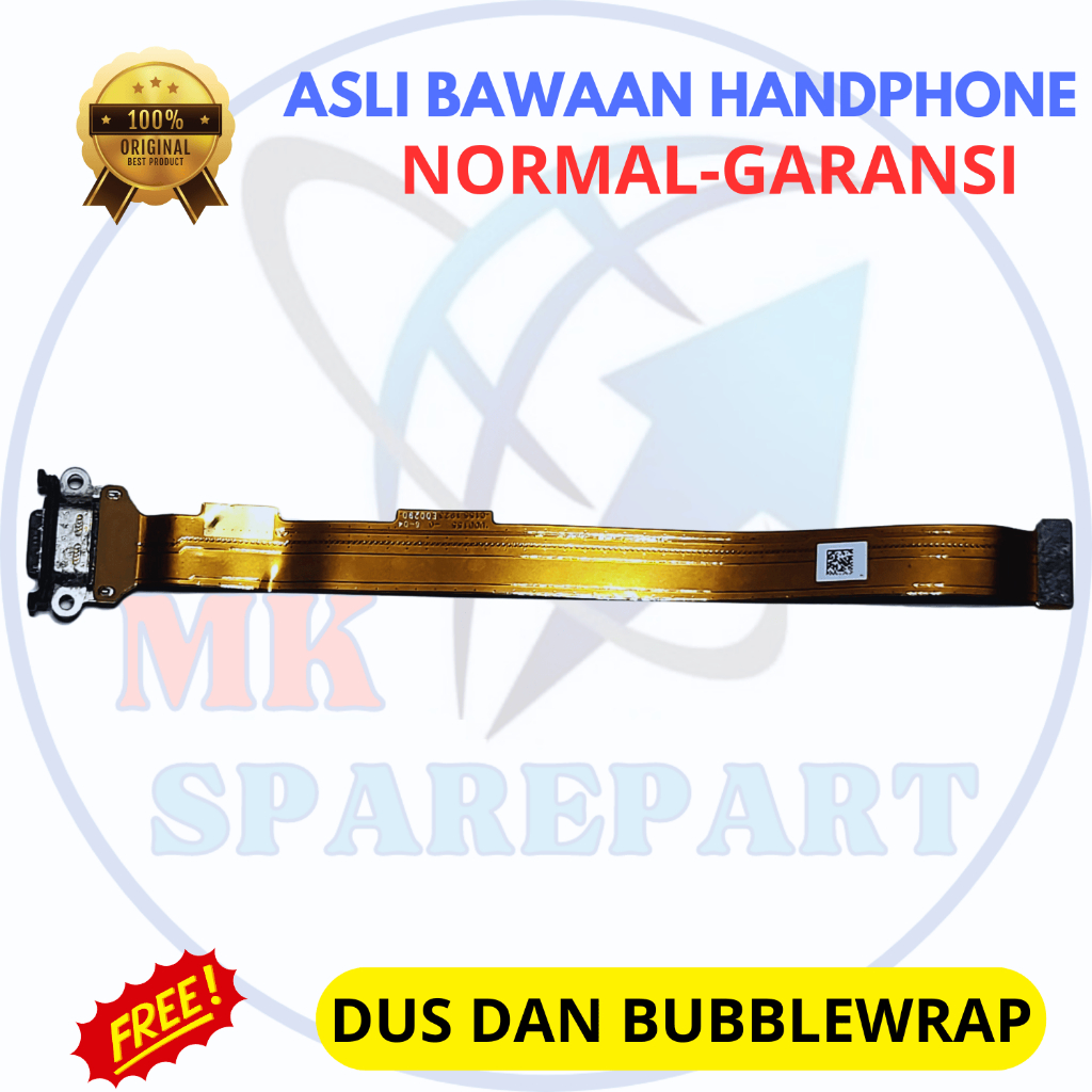 Flexible charger / konektor cas hp Oppo K3 - asli original copotan cabutan bawaan