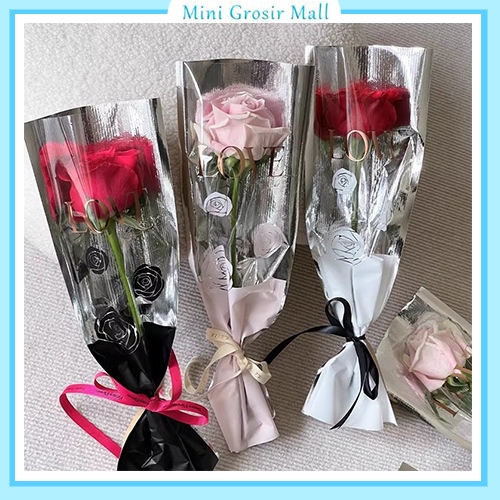 

Plastik buket bunga Mawar pertangkai ecer Wrapping Plastik untuk Mini Buket SF35