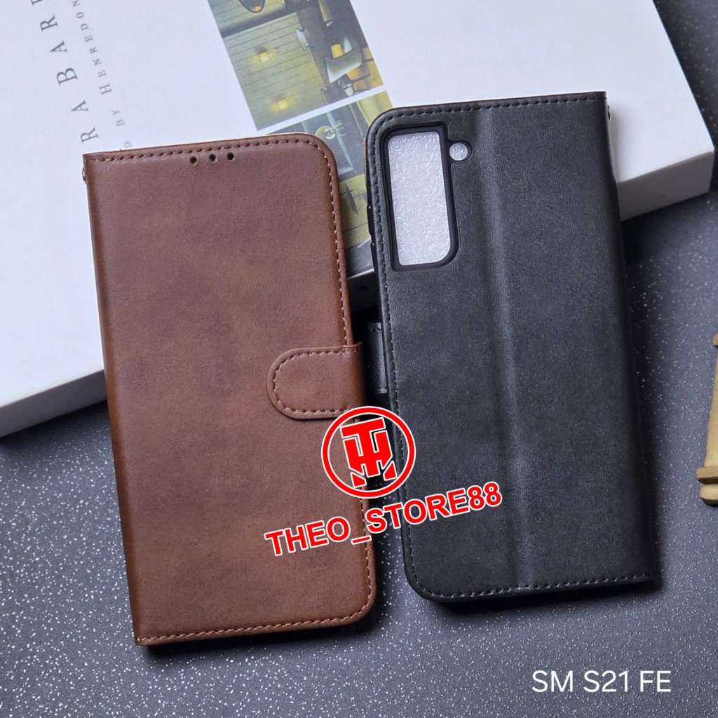 SAMSUNG S21 FE FLIP COVER WALET LEATHER FLIP CASE DOMPET SAMSUNG S21 FE