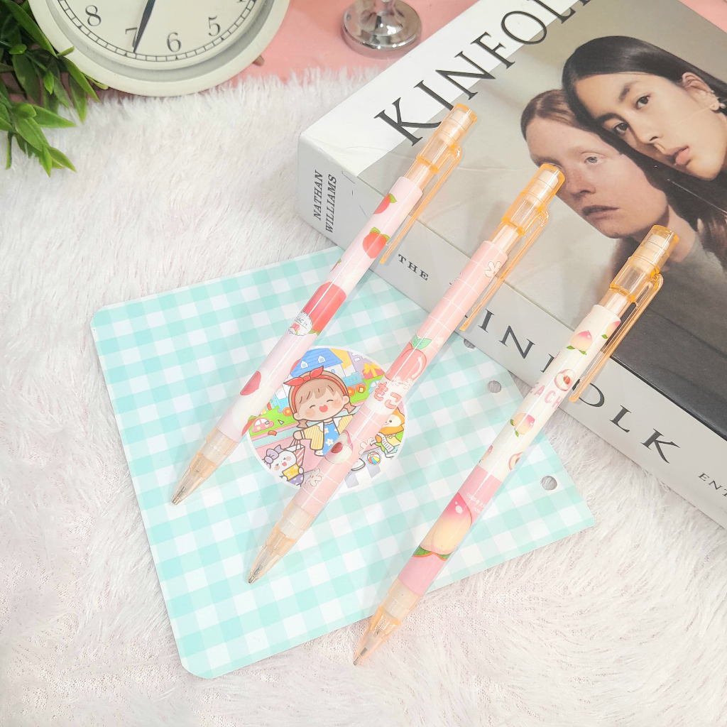 

Pensil Cetek Mekanik Buah PEACH Cute Lucu isi 0,5 mm Harga TERMURAH / Pensil Mekanik Peach Motif Cantik CUTE Alat Tulis Perlengkapan Sekolah dan Kantor Special Edition Bisa Grosir dan COD