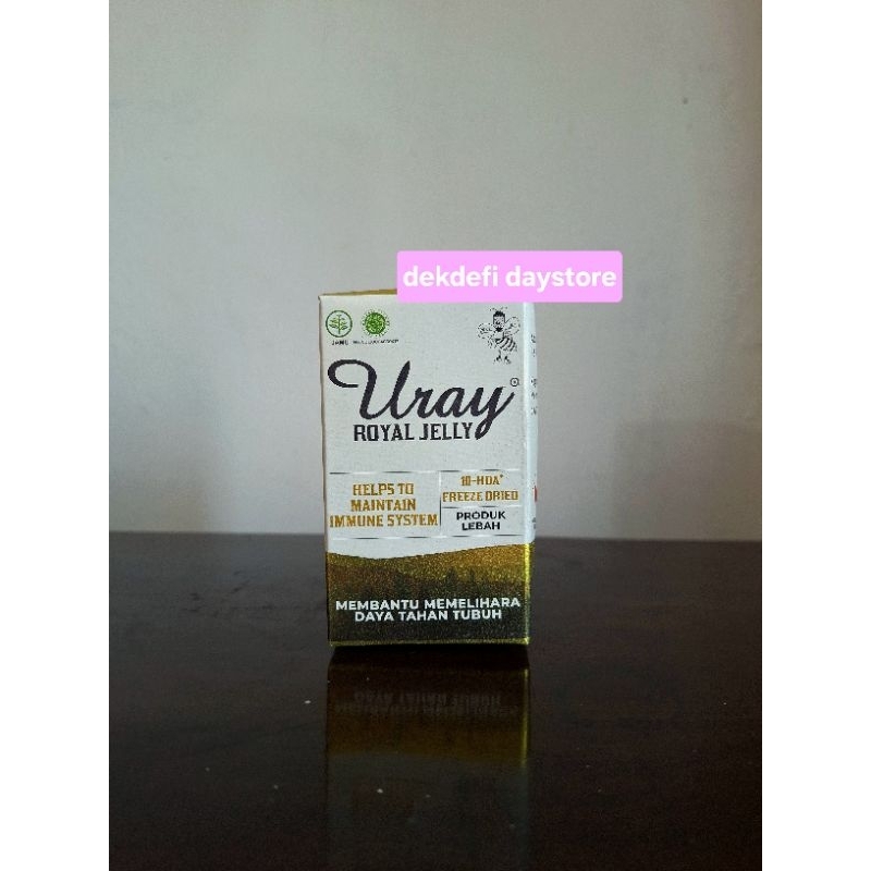 

madu uray royal jelly 30 kapsul memelihara daya tahan tubuh